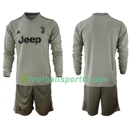 Tenue Juventus Enfant Exterieur 2018-2019 Maillot de Foot ML